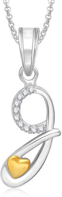 

Amaal 'G' Alphabet PendantFor Women And Men Alloy Pendant