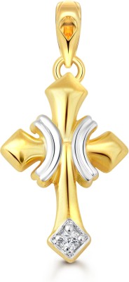 VIGHNAHARTA Jesus Cross Gold-plated Cubic Zirconia Alloy Pendant