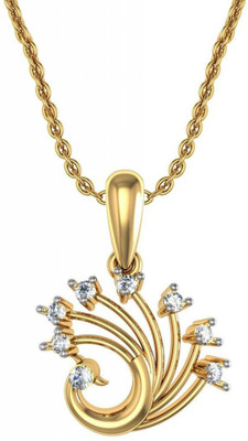 

Avsar 14kt Swarovski Crystal Yellow Gold Pendant