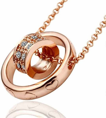 

Aaishwarya Chic Double Ring Alloy Pendant