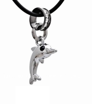 AMOUR Unisex Dolphin Crystal Alloy Pendant