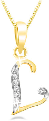 28% OFF on Sparkles Beautiful L Shape Diamond Yellow Gold Pendant 28% OFF on Sparkles Beautiful L Shape Diamond Yellow Gold Pendant