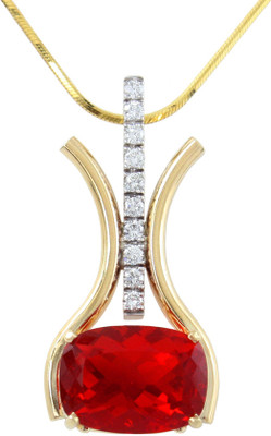 

Facetzinspire Sterling Silver Ruby Sterling Silver Pendant