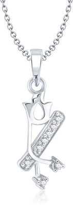 87% OFF on VK Jewels Rhodium Alloy Pendant