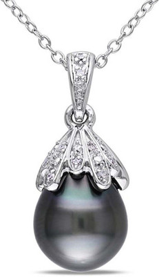 

Kiara Jewellery Kashmir Rhodium Swarovski Zirconia Sterling Silver Pendant