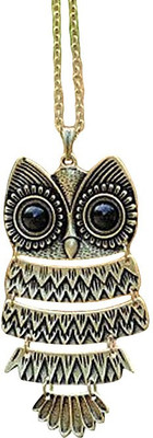 

French Aura Owl Pendant Beads Alloy
