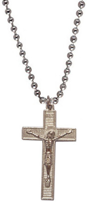 Men Style Jesus Christ Cross Alloy Pendant Set