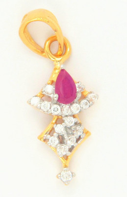 

Bhurmal Aidanmal Jewellers Love Forever 18kt Cubic Zirconia Yellow Gold Pendant