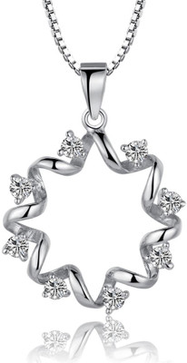 

AG Jewellery Real Diamond Fashion AGSP0160 Rhodium Diamond Sterling Silver Pendant