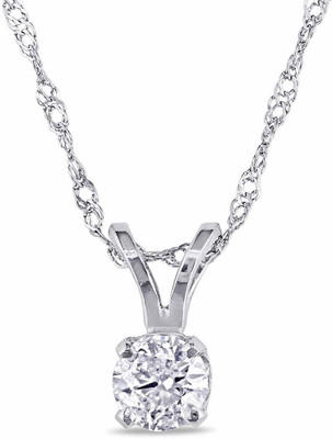 

Kiara Jewellery Rhodium Swarovski Zirconia Silver Pendant