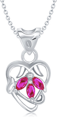 84% OFF on Vina Fashion Jewellery Heart Shape diamond couple Valentine Ruby Beaded Rhodium Plated for Women & Girls Cubic Zirconia Alloy Pendant 84% OFF on Vina Fashion Jewellery Heart Shape diamond couple Valentine Ruby Beaded Rhodium Plated for Women & Girls Cubic Zirconia Alloy Pendant