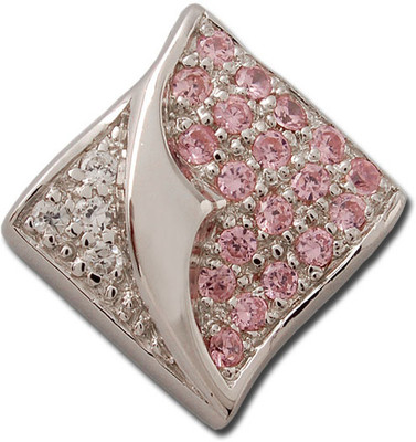 32% OFF on Exxotic Jewelz Contemporary Rhodium Silver Pendant