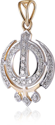 

Jisha The Khanda 14kt Diamond Yellow Gold Pendant
