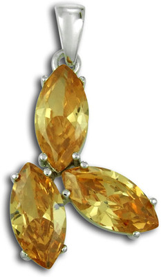 32% OFF on Exxotic Jewelz Designer Fashion Rhodium Silver Pendant