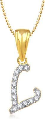 

Amaal 'L' Alphabet PendantFor Women And Men Alloy Pendant