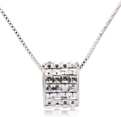 

Merastore White Drum Shape Alloy Pendant