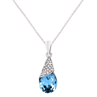 

Aaishwarya Silver Swarovski Crystal Alloy Pendant