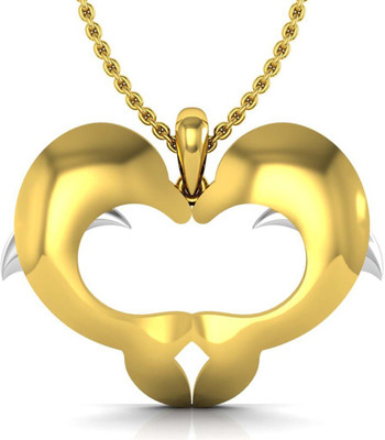 

Avsar Fish Heart Yellow Gold Pendant