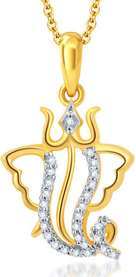 

Sukkhi Sublime Ganesha God Gold-plated, Rhodium Alloy Pendant