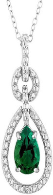 

Kiara Jewellery Roshni Swarovski Crystal Sterling Silver Pendant