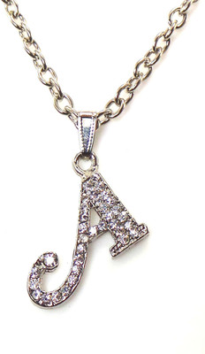 50% OFF on Modish Look 'A' Silver Name 