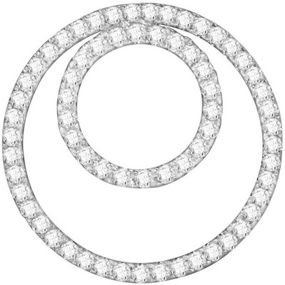 

Diamonds International Diamond Sterling Silver Pendant