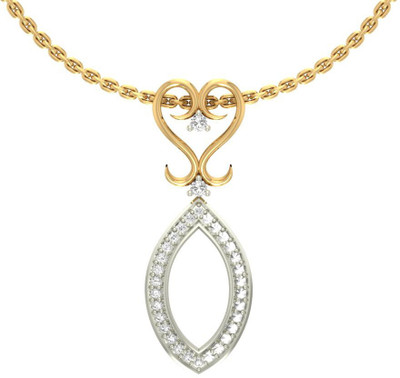 

Jewels5 Macey 14kt Diamond Yellow Gold Pendant