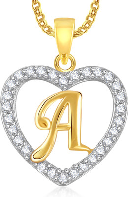 63 OFF on MEENAZ Fashion Jewellery Valentine Gift Gold Plated