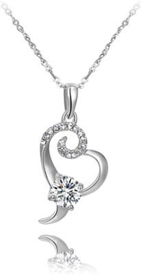 67% OFF on Kaizer Jewelry Love Forever White Gold Alloy Pendant
