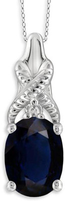 

Kiara Jewellery Pooja Rhodium Swarovski Zirconia Sterling Silver Pendant