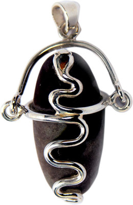 10% OFF on Blossoming Chakras Lingam with Snake Sterling Silver Silver Pendant