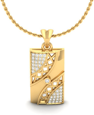 

Jewels5 Laupen 14kt Diamond Yellow Gold Pendant