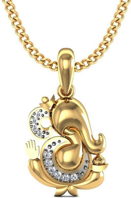 

Avsar 14kt Swarovski Crystal Yellow Gold Pendant