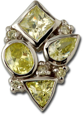 30% OFF on Exxotic Jewelz Royal Style Rhodium Silver Pendant