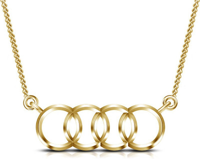 

Vorra Fashion Audi Style Gold-plated Sterling Silver Pendant