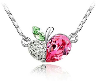 University Trendz Valentine Special UNIV_P060 Rhodium Alloy Pendant