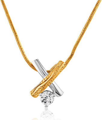 mahi Gridiron Gold-plated Alloy Pendant