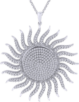 

Peora Revati Rhodium Alloy Pendant