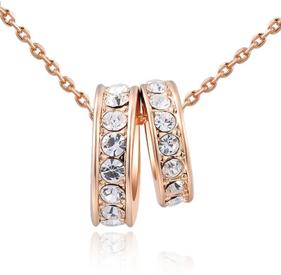 75% OFF on Kaizer Jewelry Love Forever Gold-plated Alloy Pendant