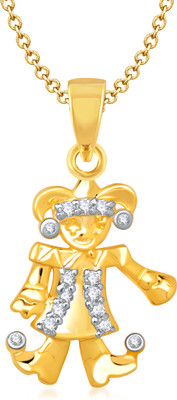 

VK Jewels Joker Gold-plated Cubic Zirconia Alloy Pendant