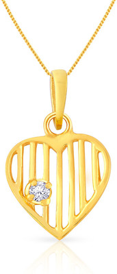 Malabar Gold and Diamonds PDSGHTYA0017 22kt Yellow Gold Pendant