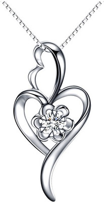 

Kataria Jewellers American Diamonds 92.5 BIS Hallmarked Silver Pendant