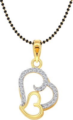 VIGHNAHARTA Gold-plated Cubic Zirconia Alloy Pendant