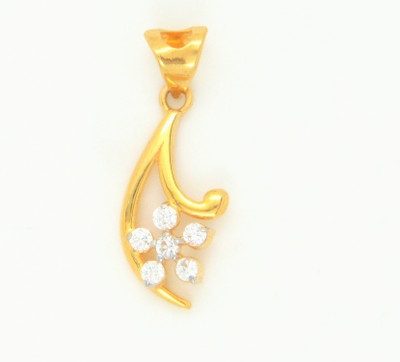 

Bhurmal Aidanmal Jewellers Love Forever 18kt Cubic Zirconia Yellow Gold Pendant