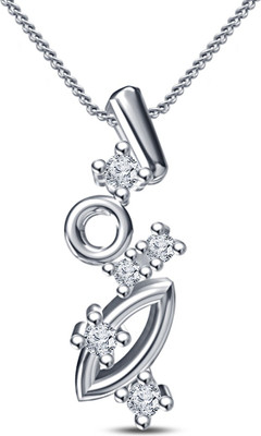 

Vorra Fashion Platinum Cubic Zirconia Sterling Silver Pendant
