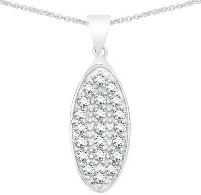 

Johareez Rhodium Cubic Zirconia Sterling Silver Pendant