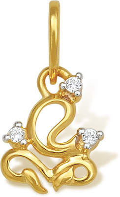 Nishtaa Yellow Gold Pendant