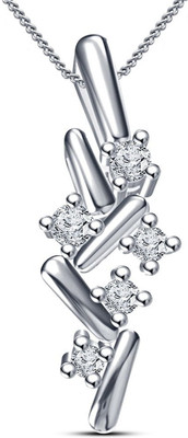 

Vorra Fashion Platinum Cubic Zirconia Sterling Silver Pendant