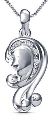 

Vorra Fashion Zodiac Platinum Cubic Zirconia Sterling Silver Pendant