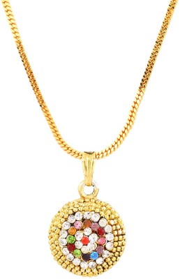 Johri Bazar Princess Traditional Pendant Chain for Women Girls Alloy Pendant